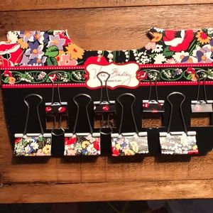 Vera Bradley Binder Clips
